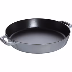 STAUB Cast Iron Frying Pan, Grey, 34 cm
