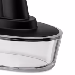 Alessi Ship Shape Container with Small Spatula in 18/10 Stainless Steel and Thermoplastic Resin, Black, 15,5cm