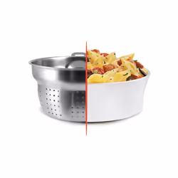 Tefal 20 cm Ingenio Stainless Steel Pasta Insert, Silver