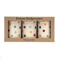 Emma Bridgewater Polka Dot Round Caddies, Set of 3