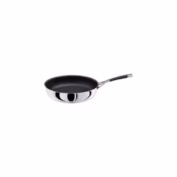 Stellar Flow 28cm Non Stick Frying Pan, Pancake Pan & Stainless Steel Frying Pan for Induction Hob, Oven Safe Cookware