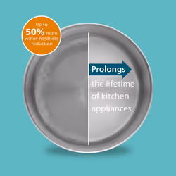Philips - Water filter jug + 4 replacement filter cartridges Softening + Up to 50% reduction in water hardness, fast flow, white, 2.6 litres,