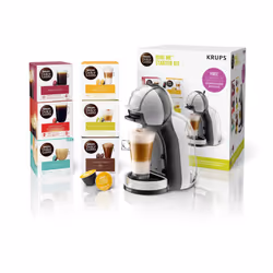 KRUPS Nescaf? Dolce Gusto Mini Me, Single Serve Capsule Coffee Machine Starter Kit, Including 6 boxes of Coffee Pods, KP123B4 ...