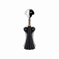 Alessi A di Alessi | AAM01B Anna G. Design Corkscrew, Resin and Chrome Zamak, Black