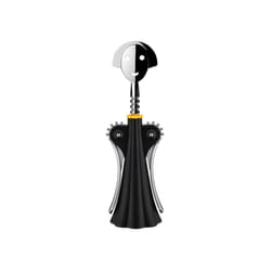 Alessi A di Alessi | AAM01B Anna G. Design Corkscrew, Resin and Chrome Zamak, Black