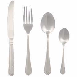 Salter BW12426EU7 Richmond 24-Piece Cutlery Set - 18/10 Stainless Steel Flatware Set, Service for 6, Silverware Set Includes  ...
