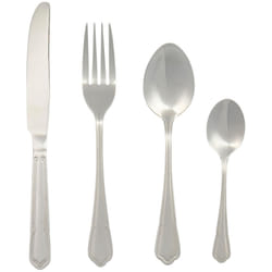 Salter BW12426EU7 Richmond 24-Piece Cutlery Set - 18/10 Stainless Steel Flatware Set, Service for 6, Silverware Set Includes Six Knives, Forks,