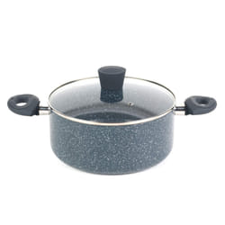 Russell Hobbs RH00849EU Stockpot With Lid - Non-Stick 24cm Induction Suitable Cooking Pot, Pressed Aluminium, PFOA-Free, Soft-Touch Handles, For