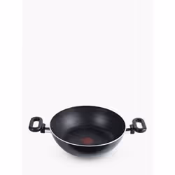 Tefal Kadai Curry 26cm Pan, Madras Collection, Non-Stick, Aluminium, Black, All hobs compatible excluding Induction, A7295244