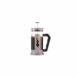 Bialetti Preziosa coffee press, French press filter for coffee or tea, stainless steel body and borosilicate glass container, dishwasher safe, 350 ml,