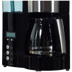 Melitta Filter Coffee Maker with Glass Pourer, Hot Hold and Timer Function, Optima Timer, Black, 100801