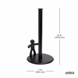 Umbra Buddy Counter Top Paper Towel Holder, Black, 11 x 3.5"