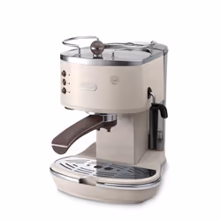 De'Longhi Vintage Icona Traditional Barista Pump Espresso Machine, Coffee and Cappuccino Maker, ECOV311BG, 1.4 liters, Cream