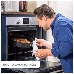 Jamie Oliver Tefal Anodised Aluminium Non-Stick Pan Set (Burn Marks/Chipped) B+