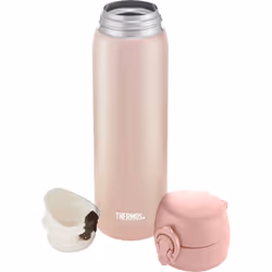 Thermos GTB Super Light Direct Drink Flask, Rose Gold, 470ml, Stainless Steel, Vaccuum insulated,One-handed push button mechanism, 171692