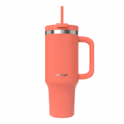 Contigo Streeterville Tumbler 1200ml with Handle | Stainless Steel Vacuum Insulated Water Bottle with Straw and Lid | Cold fo ...