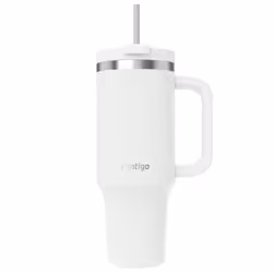 Contigo Streeterville Tumbler 1200 ml with Handle | Stainless Steel Vacuum Insulated Water Bottle with Straw and Lid | Cold f ...