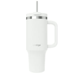Contigo Streeterville Tumbler 1200 ml with Handle | Stainless Steel Vacuum Insulated Water Bottle with Straw and Lid | Cold for 29 Hours | Travel Mug