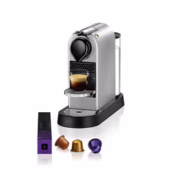 Nespresso KRUPS Citiz XN741B40 Pod Coffee Machine-Silver, 1260 W, 1 Liter