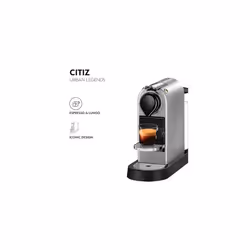 Nespresso KRUPS Citiz XN741B40 Pod Coffee Machine-Silver, 1260 W, 1 Liter