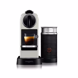 Nespresso De'Longhi CitiZ EN267.WAE, Capsule Milk Frother, Single-Serve Pod Coffee Machine, Cappuccino Maker, 19 Bar Pressure ...
