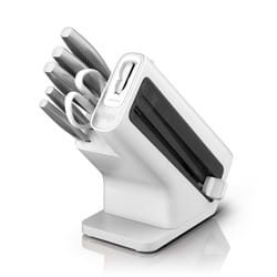 Ninja StaySharp Knife Set, Stainless Steel 6-Piece Knife Set with Integrated Sharpener, Chef knife, Slicing knife, Bread knife, Utility knife, Paring