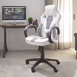X-Rocker Maverick Gaming Chair, Ergonomic Racing Desk Chair with Armrest, Computer Swivel Chair with Back Support, Adjustable ...