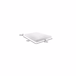 Silentnight Comfort Rolled Foam Mattress | Medium Soft | Double, White