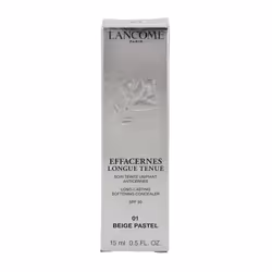 Lanc?me Effacernes Longue Tenue Concealer - Long-Lasting, Natural Coverage Cream Concealer for Dark Circles and Fine Lines, 01 Beige Pastel
