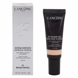 Lanc?me Effacernes Longue Tenue Concealer - Long-Lasting, Natural Coverage Cream Concealer for Dark Circles and Fine Lines, 01 Beige Pastel