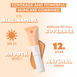 Erborian - Super BB CONCEALER - High coverage concealer enriched with Niacinamide and SPF 25 - Moisturizing eye corrector, natural finish ? Korean