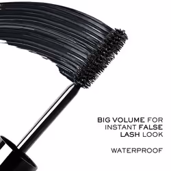 Lanc?me Monsieur Big Waterproof Mascara - Volumising & Long-Lasting, 24-Hour Wear, Up to 12x Volume Smudge-Proof, Black