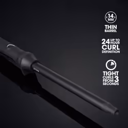 ghd Curve Thin Wand Hair Curler ? Narrowest Wand, Creates Tight & Defined Curls, Ceramic Barrel, Lightweight, Results Last Up to 24h, Effortless