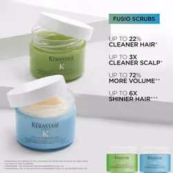 K?rastase Fusio Scrub, Nourishing and Energising Cleansing Treatment, For Oil-prone Hair and Scalp, With Sea Salt Minerals, Vitamin B6 and Salicylic