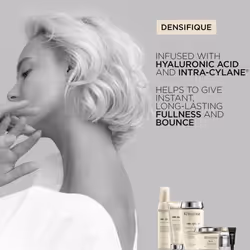 K?rastase Densifique Femme, Thickening and Volumising Hair Mask, For Fine and Limp Hair, With Hyaluronic Acid, Gluco Peptide and Ceramides, Masque