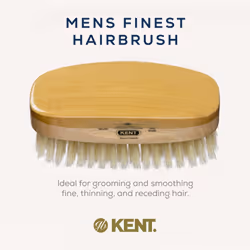 Kent Rectangular Satinwood Soft White Bristle Brush - MS23D (PACK OF 1)