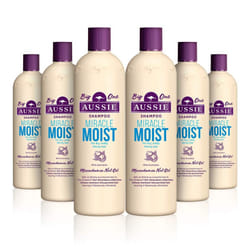 Aussie Miracle Moist Shampoo 500 ml - Pack of 6