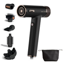 Shark SpeedStyle Pro Hair Dryer, High Performance High-Velocity Hair Dryer For All Hair Types w/ Scalp Shield Technology, 5 Attachments, Lightweight,