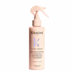 K?rastase Gloss Absolu Hair Treatment Spray, Heat Protection for All Hair Types, with Glycolic Acid, Hyaluronic Acid & Wild R ...