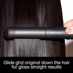 ghd Original Hair Straightener & Styler (Upgraded) - For Sleek, Smooth & Soft Styles with Enhanced Shine, No Extreme Heat Damage - For All Hair Types