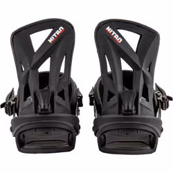 Nitro Men's Staxx '23 Snowboard Binding, Snowboard Binding, Black, L