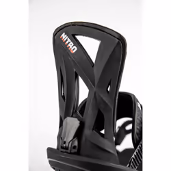 Nitro Men's Staxx '23 Snowboard Binding, Snowboard Binding, Black, L