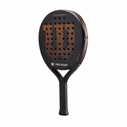 Wilson Padel Racket Pro Staff Elite v2, Carbon Fibreglass Composite/EVA, 365 g, Head Size 484 cm?, Black/Red/Yellow