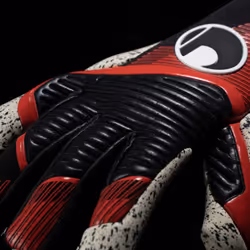 uhlsport Powerline Supergrip+ HN Football Goalkeeper Gloves for Children and Men, Goalkeeper Gloves, Goalkeeper Gloves with New Adhesive Foam Formula