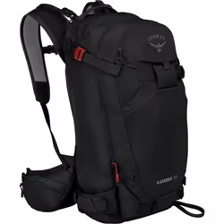 Osprey Men's Kamber 30 Ski and Snowboard Backpack, Black, 30L US