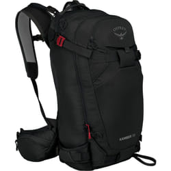 Osprey Men's Kamber 30 Ski and Snowboard Backpack, Black, 30L US