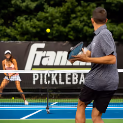 Franklin Sports Pickleball Net - Official Size with Wheels - Superior Portability