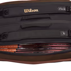 Wilson Pro Staff V14 Super Tour Tennis Racket Bag - 15 Pack, Brown