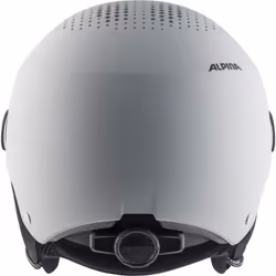 ALPINA Unisex - Adult, ARBER VISOR Q-LITE ski helmet, grey matt, 58-61 cm