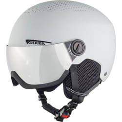 ALPINA Unisex - Adult, ARBER VISOR Q-LITE ski helmet, grey matt, 54-58 cm